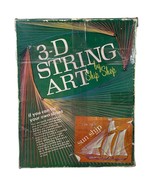 3D String Art Kit Sun Ship Boat Ship Shop Crosswind Sailboat 9050 Vintag... - $24.99