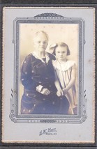 Mary Joanna Huntoon &amp; Granddaughter Mary Joanna Perkins Cabinet Photo - £15.75 GBP