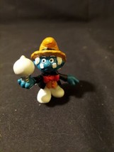 Smurfs Thomas Edison Smurf Historical Series 20504 Rare Vintage Toy Figurine - £57.05 GBP