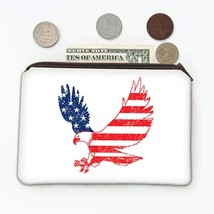 Eagle American : Gift Coin Purse Flag USA United States Patriotic Stars &amp; St - £7.96 GBP