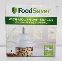 FoodSaver WIDE MOUTH Jar Sealer Vacuum Sealing Accessory- Pints &amp; Quarts - £10.69 GBP