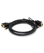 Monoprice 10-Feet VGA/SVGA Male-Male Monitor Cable with Stereo Audio and... - £9.72 GBP