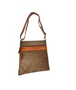 Made in Italy Genuine Leather Crossbody Purse Bag w/ 5 Pockets Adjustabl... - $918.54 MXN