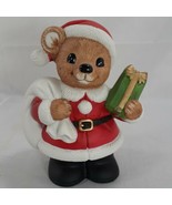  Christmas Santa Bear Bank by Homeco Holding Sack Of Gifts and Wrapped Gift - $11.27