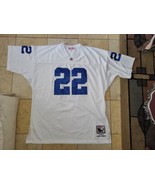 Mitchell &amp; Ness NFL Dallas Cowboys Emmitt Smith #22 Throwback Jersey Men... - $132.60 CAD
