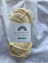 Hobbii Rainbow 8/4 Quality 100% Cotton, Color 52 (Vanilla) - £7.97 GBP