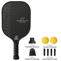 JIKEGO T700 Raw   Pickleball Paddle Set 16mm Racquet Pickle Ball Racket Professi - £115.41 GBP