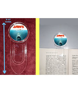 Jaws Shark Movie Bookmark Sturdy Plastic Two Sided Book Mark - £7.51 GBP