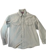 Western Pearl Snap Shirt Size L Long Sleeve / Outback Rider - £15.70 GBP