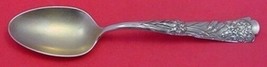 Flora by Shiebler Sterling Silver Place Soup Spoon Gold Washed 7&quot; - £229.25 GBP