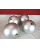 6&quot; Silver Matte Ball UV Drilled 4 Balls N591507DMV  C210121 - £23.05 GBP