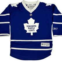 Toronto Maple Leafs Youth Jersey Shirt Small 4-7 NHL Hockey Reebok Kids Blue - $35.33