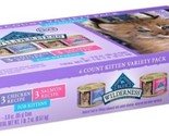 Blue Buffalo 801548 Kitten Chicken and Salmon Pate Cat Food 3 oz. Can, P... - £19.44 GBP
