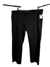 Old Navy Loose Ultimate Built In Flex Chino Pants Comfort Waist Black Mens 46x32 - £14.15 GBP