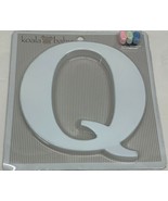 Babies&quot;R&quot;Us Koala Baby White Wooden Personalizable Letter Q Wall Decor M... - £4.69 GBP