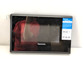 FOR PARTS - Front Door Panel - Kenmore 1.1 cu ft Microwave Black Counter... - $24.65
