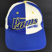 St. Louis Rams Football Vintage Snapback Cap Hat Team NFL East Port Embroidered - £11.61 GBP