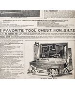 1900 Tool Sets Carpentry Advertisement Victorian Sears Roebuck 5.25 x 7&quot;  - €17,28 EUR
