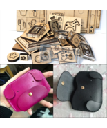 DIY Leather Craft Card Bag Pocket Wallet Japanese steel Knife Mold Templ... - £65.81 GBP