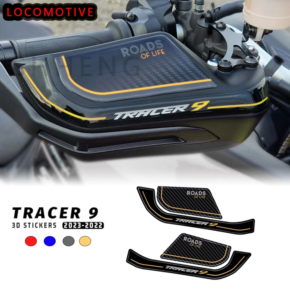 Tracer 9 2023 Accessories Motorcycle Handguards 3D Gel Epoxy Resin Stickers for - £23.13 GBP+