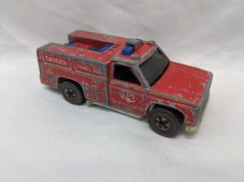 Hot Wheels 1974 Red Redline Emergency Truck Toy 3&quot; - £19.03 GBP