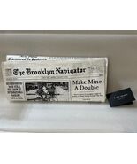 NEW KATE SPADE Glitzy Ritzy Newspaper Clutch Brooklyn Navigator Novelty Bag - €725,76 EUR