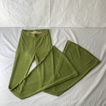 NEW Princess Polly Boogie Flare Pants in Size 2 Green $55 New With Tags Funky - £37.05 GBP