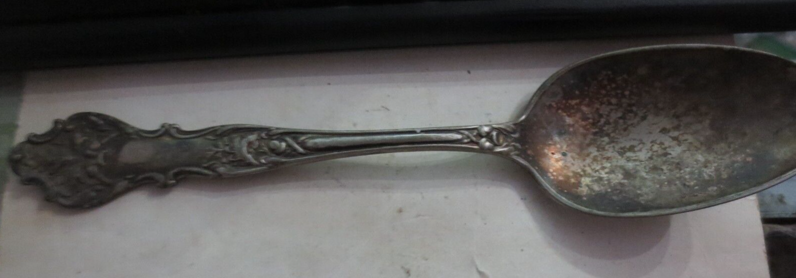 Demitasse Serving Spoon 8&quot; 1906 Charter Oak Pattern 1847 Rogers Bros XS ... - $9.49