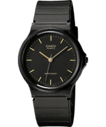 Casio Men&#39;s Wrist Watch, Analog, Black Resin, Water Resistant, Battery O... - £17.16 GBP