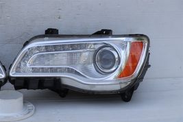 11-14 Chrysler 300C Halogen Projector Headlight Lamp Set L&R POLISHED image 10