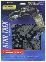Metal Earth Star Trek Next Gen Klingon Brid of Prey 3D Puzzle Micro Model - $12.86