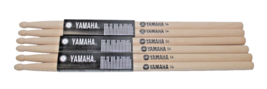 Lot of 3 pairs of Yamaha 5A Maple Drumsticks - £29.75 GBP