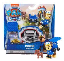PAW Patrol Big Truck Pups Chase Hero Pup with Animal Friend New in Package - £7.72 GBP