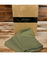 NEW RALPH LAUREN TABLE CLOTH 70&quot;x104” Harrison oxford Tan + 7 Sage Napkins - $81.42 CAD