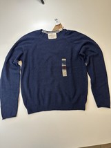 Weather Proof Vintage Men’s Pullover Blue Sweater Size Medium Nwt - £14.15 GBP