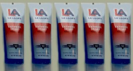 ( Lot Of 5 ) La Looks Extreme Sport Level 10+ Hold Alcohol Free Hair Gel 8 Oz Ea - £15.48 GBP