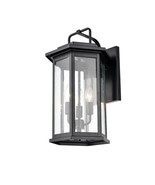 Millennium 2685-PBK Transitional Three Light Outdoor Wall Bracket from E... - $89.09