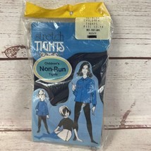 Vintage Navy Stretch Tights Children Kids Non-Run Size 12-14 80- 110lbs NOS - £6.66 GBP