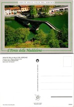 Italy Tuscany Lucca Borgo a Mozzano ponte (Bridge) della Maddalena VTG Postcard - £7.51 GBP