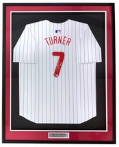 Trea Turner Signed Framed Philadelphia Phillies Nike Limited Baseball Jersey BAS - £542.75 GBP