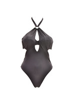 L&#39;agent By Agent Provocateur Womens One-Piece Swimsuit Solid Black Size L - £118.26 GBP