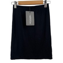 Pretty Little Thing Black Jersey Mini Skirt Size US 0 New - £10.11 GBP