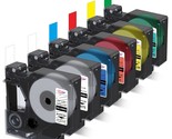 6-Pack Compatible With Dymo D1 Label Tape 1/2&quot; Compatible With Dymo Labe... - £28.31 GBP