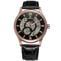 Foreign Trade Jaragar/Forsining Watch Hollow Manual Mechanical Watch Belt Watch - $44.00