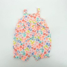 Carter&#39;s Baby Girls Floral Print Sleeveless Romper Ruffle Detail 12 Mont... - €4,10 EUR