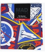 NASA Space Apollo II 100% Cotton Fabric, 18&quot; X 22&quot; Fat Quarter - $112.23 MXN