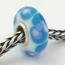 Authentic Trollbeads OOAK Universal Unique (110) Glass Bead Charm Fits All - $33.24