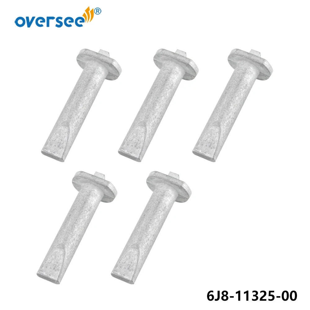 Primary image for 5PCS ZINC ANODE 6J8-11325-00 P26887M FOR YAMAHA 2T 25-250HP 4T 50HP Outboard