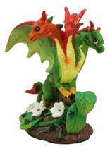Ebros Colorful Garden Fruits and Berries Green Dragon Statue by Stanley Morrison - £20.74 GBP