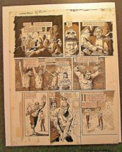 Lee Majors:Steve Austin (Six Million Dollar Man) Orig,Artwork (John Severin) ** - £992.66 GBP